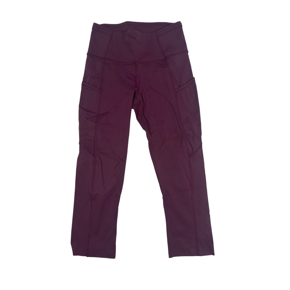 Lululemon Fast and Free High-Rise Crop II *Non-Reflective Nulux 19"‎ Size 4